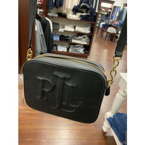 ralph lauren camera bag black