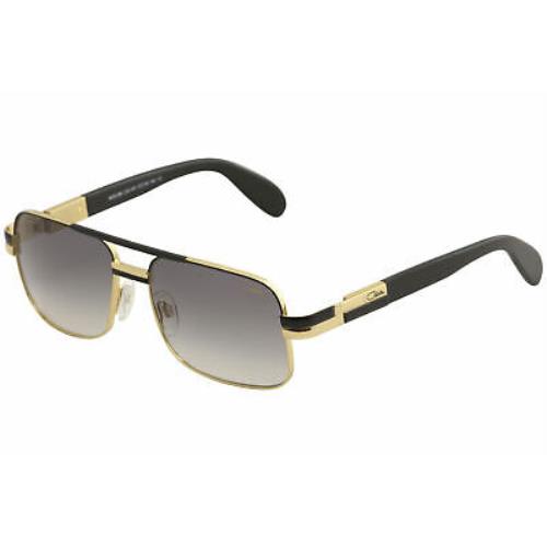 Cazal Legends Men`s 988 001 Black/gold Fashion Pilot Sunglasses 57mm