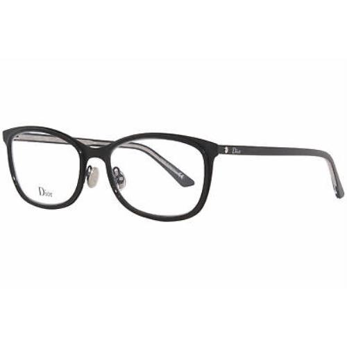 Christian Dior Montaigne43 Fie Eyeglasses Women`s Matte Black Optical Frame 54mm