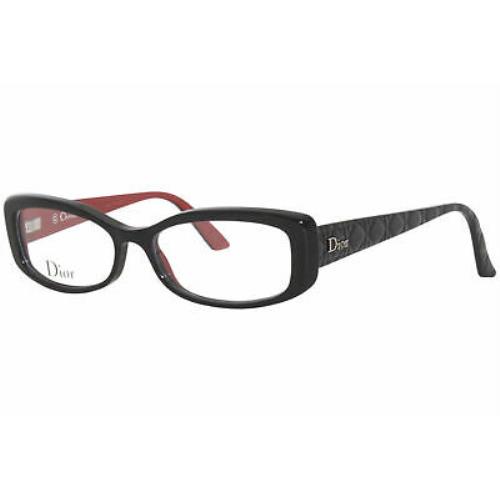 Christian Dior CD3227 EL4 Eyeglasses Women`s Black-red Optical Frame 52mm