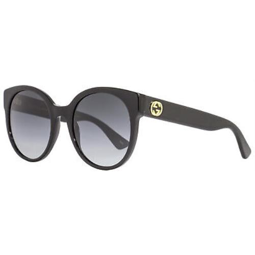 Gucci Round Sunglasses GG0035S 001 Shiny Black 0035
