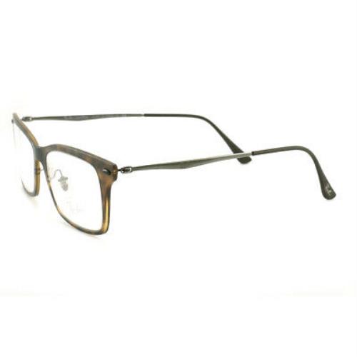 Ray-ban Ray Ban Men Eyeglasses RX7039 5200 Tortoise Havana 51 18 140 Ligth Ray Rectangle