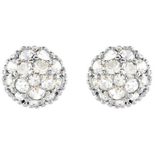 Swarovski Moonlight Crystal Euphoria Studs Pierced Earrings Rhodium -5073039