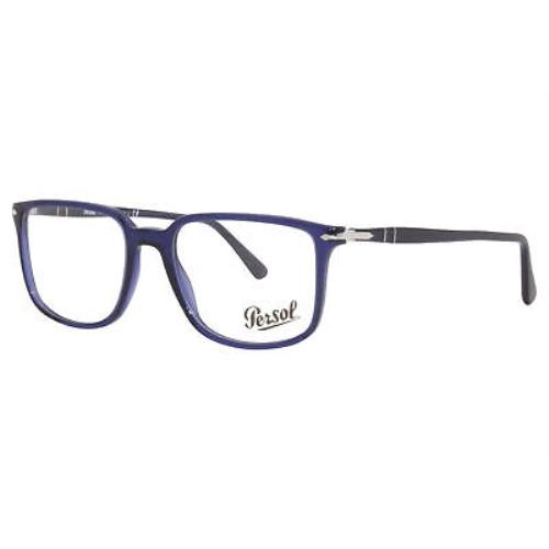 Persol 3275-V 181 Eyeglasses Frame Men`s Cobalto Full Rim Square 52mm