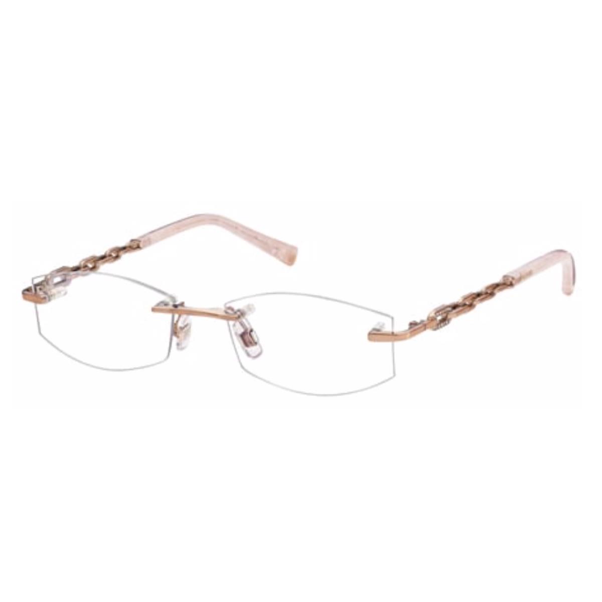 Swarovski Rimless Eyeglasses Sk 5042 033 52 17 135 Gold Frames W Crystals 008350022161