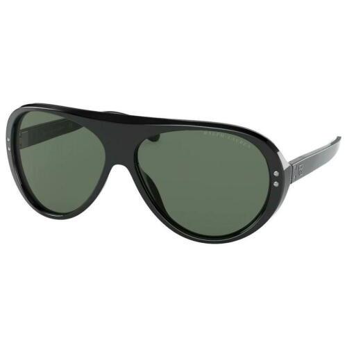 Ralph Lauren Men`s RL8194-500171-60 Fashion 60mm Shiny Black Sunglasses