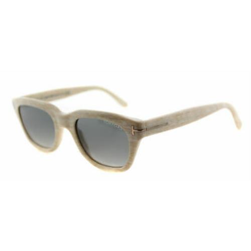 Tom Ford Snowdon FT0237 TF 237 60B Beige Plastic Sunglasses 50mm