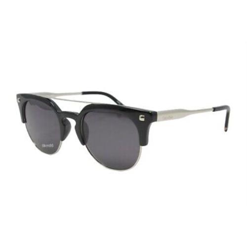 Calvin Klein CK3199S/001 Shiny Black / Grey Sunglasses