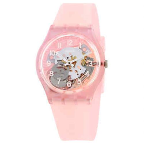 Swatch Skydawn Quartz Pink Dial Ladies Watch GP173