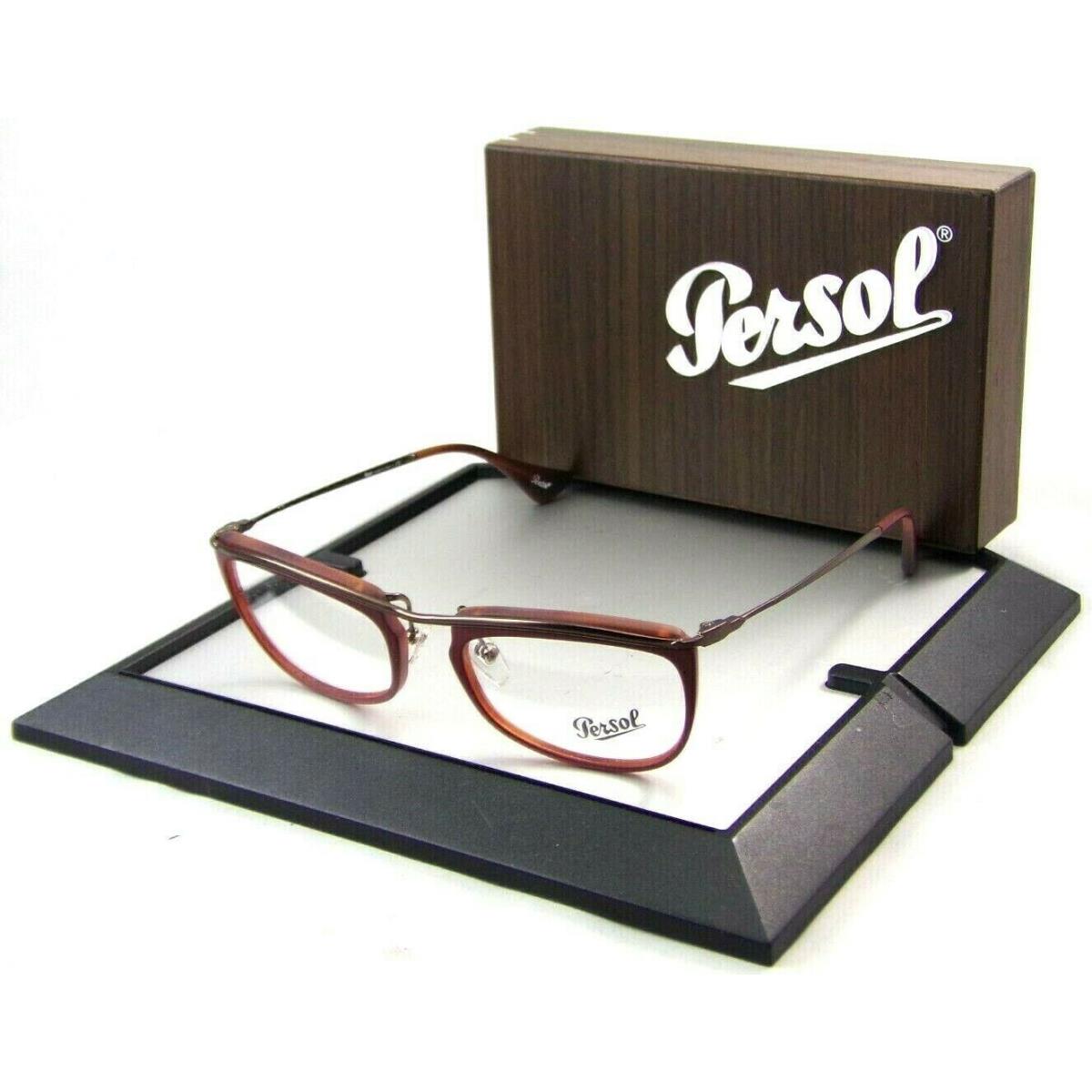 Persol 3083-V 1006 51mm Maroon/tortoise Frames Eye Glasses Sunglasses