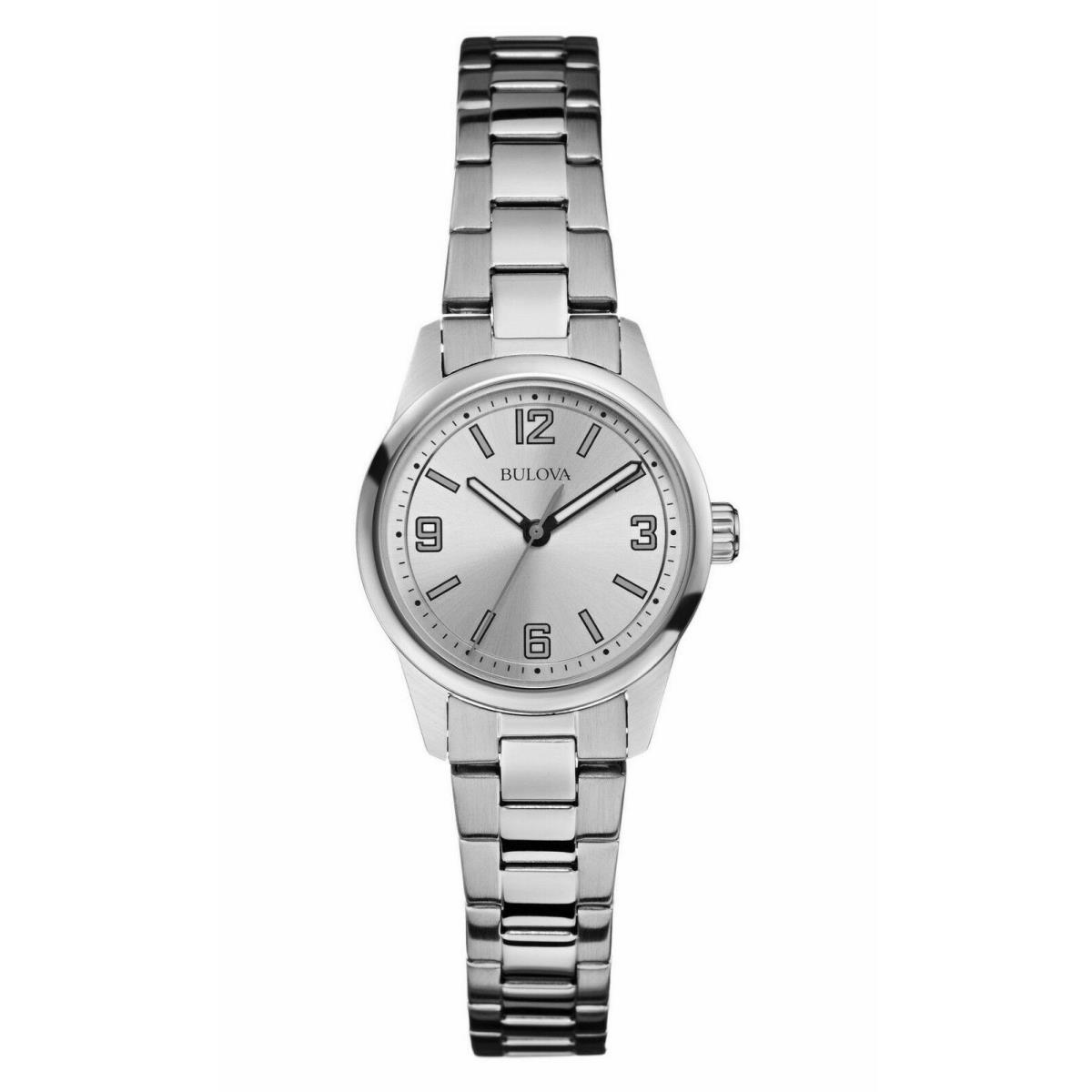 Bulova Women`s Silver Stainless-steel Quartz Watch 96L198