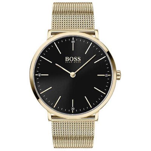Hugo Boss Men`s Horizon Black Dial Watch - 1513735