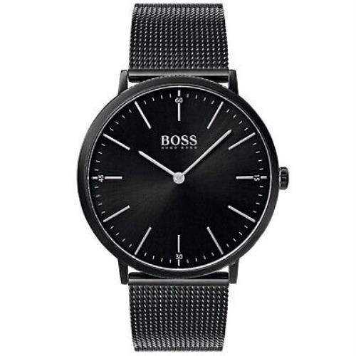Hugo Boss Men`s Horizon Black Dial Watch - 1513542
