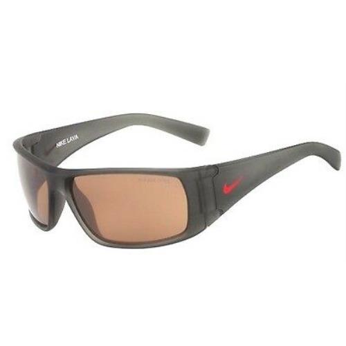 Nike Lava EV0818 049 Crystal Matte Dark Grey Brown Max Opt Lens Sunglasses
