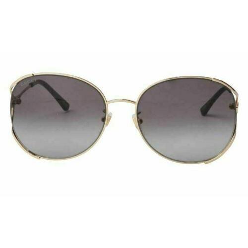 Gucci GG0650SK 002 Gold Grey Women`s Sunglasses 59 mm NO Box NO Case