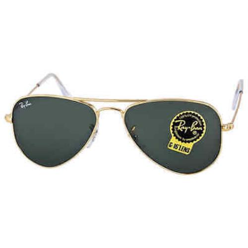 Ray-ban Ray Ban Aviator Small Green Unisex Sunglasses RB3044 L0207 52 RB3044 L0207 52