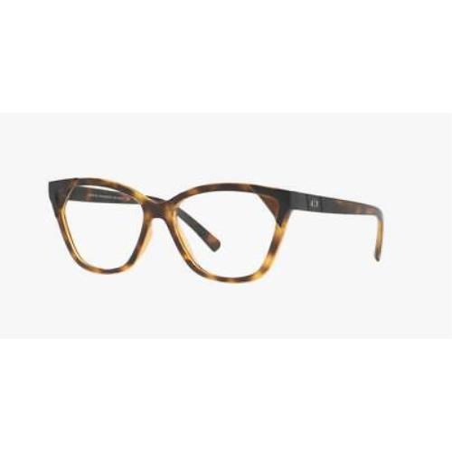 Armani Exchange AX3059 8224 Eyeglasses Havana 54-15-140