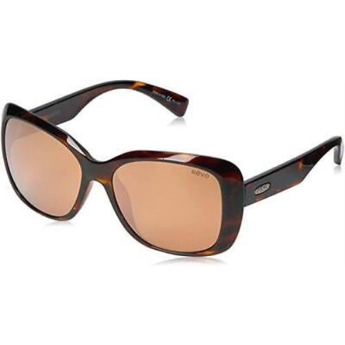 Revo Devin RE 105502 CH Womens Polarized Sunglasses Butterfly Tortoise Frames