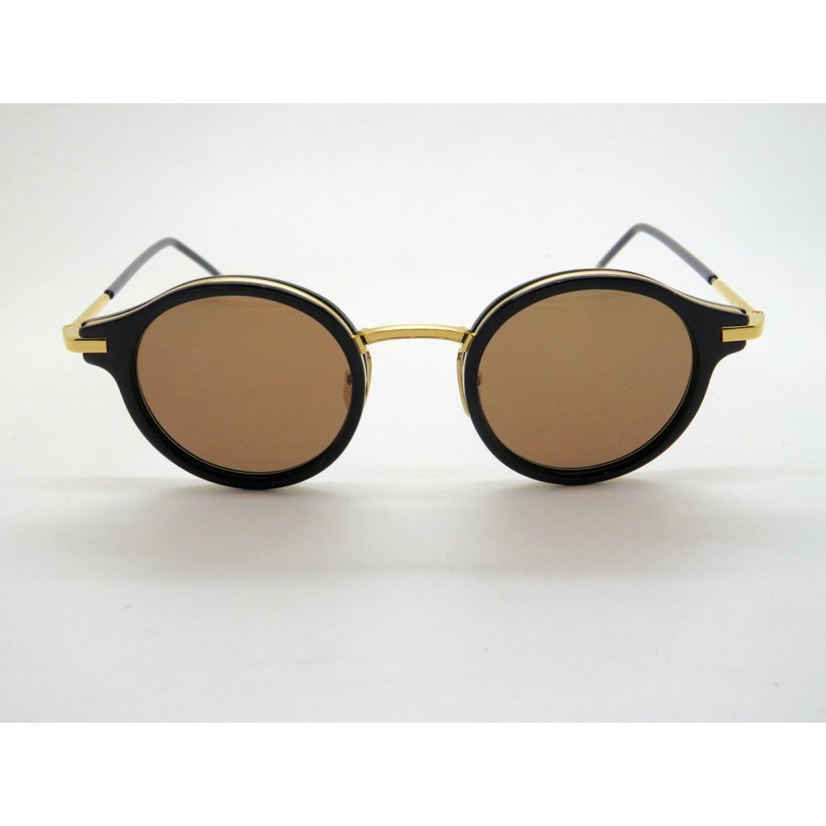 Thom Browne TB-807-D-T-NVY-GLD Navy Blue/gold Sunglasses