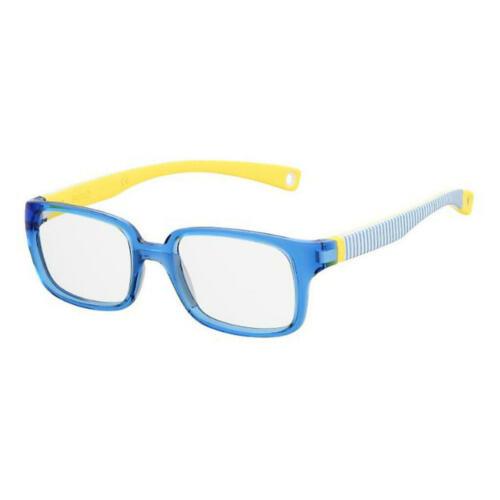 Polaroid Eyeglasses For Kids Safilo SA 0005/N Mvu Blue/yellow Square 45-16-125