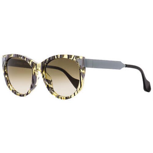 Fendi Oval Sunglasses FF0181S Sliky Vdwcc Patterned Transparent Ochre 54mm 181