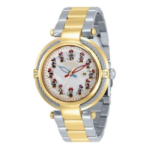 Invicta Disney Minnie Mouse Women`s 40mm Limited Edition Mop Dial Watch 34113
