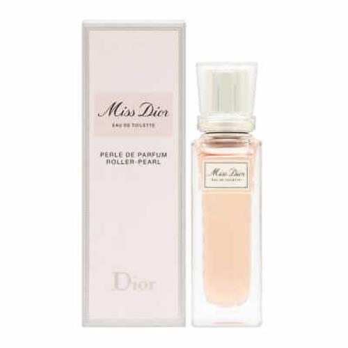 Miss Dior by Christian Dior For Women 0.67 oz Eau de Toilette Roller-pearl