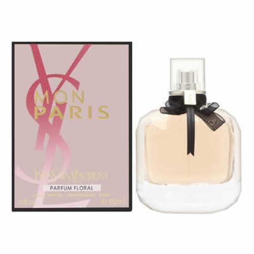 Mon Paris Floral by Yves Saint Laurent For Women 3.0 oz Eau de Parfum Spray