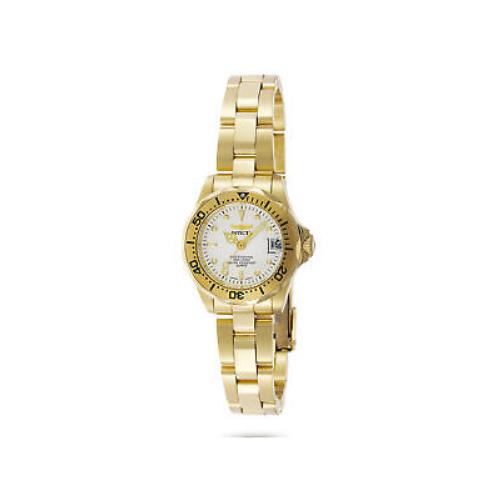 Invicta Women`s Pro Diver GQ 8945 Goldplated Diving Watch