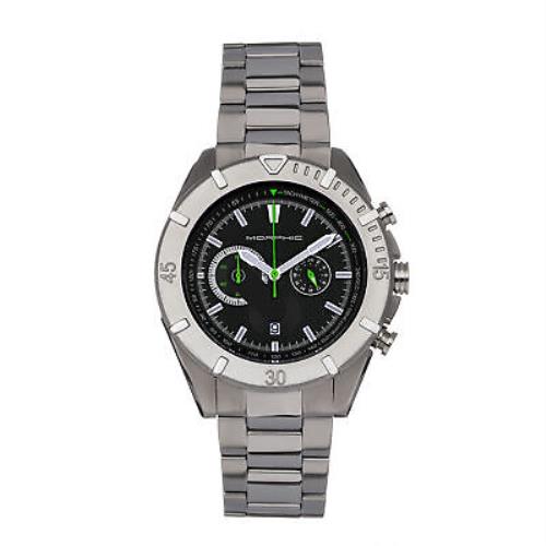 Morphic M94 Series Chronograph Bracelet Watch W/date - Black