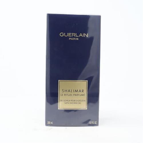 Guerlain Shalimar Perfume Shower Gel 6.7oz/200ml with Box