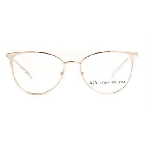 armani exchange rose gold glasses