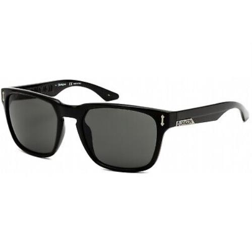 Dragon DR Monarch XL LL MI 001 Sunglasses Black Frame Smoke Lenses 58mm