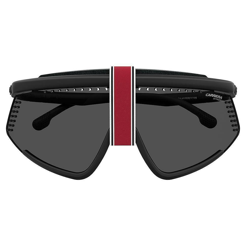 Carrera Hyperfit10/S Shield Black Unisex Sunglasses with Bracelet