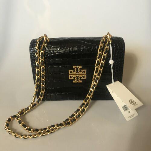 tory burch britten adjustable shoulder bag black