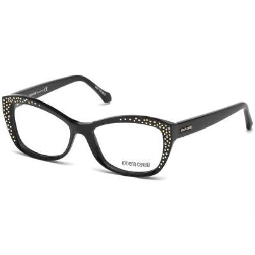 Roberto Cavalli Caprese RC5037 - A01 Eyeglasses Black 55mm