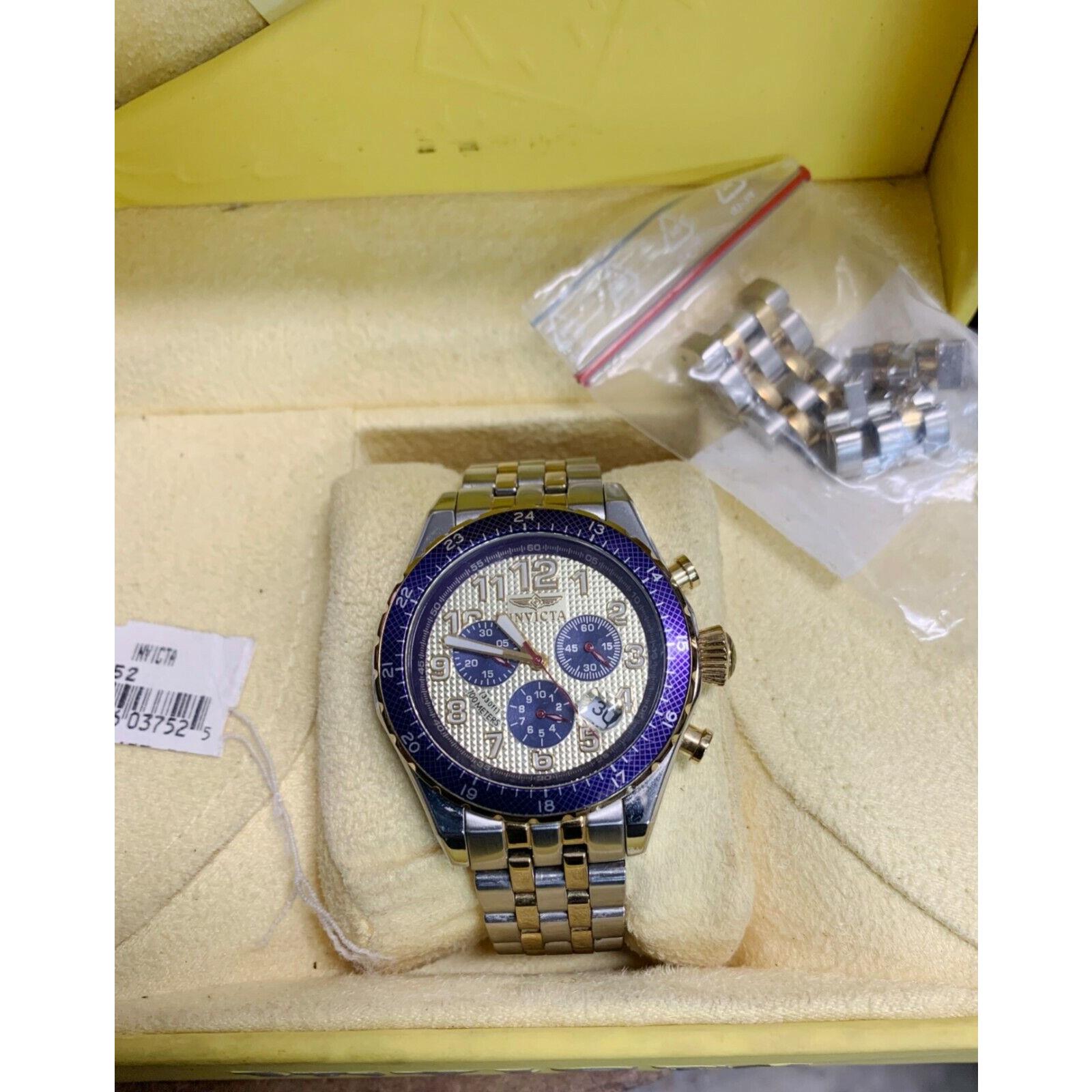 Invicta Chronograph Series Sapphire Crystal Watch 3752