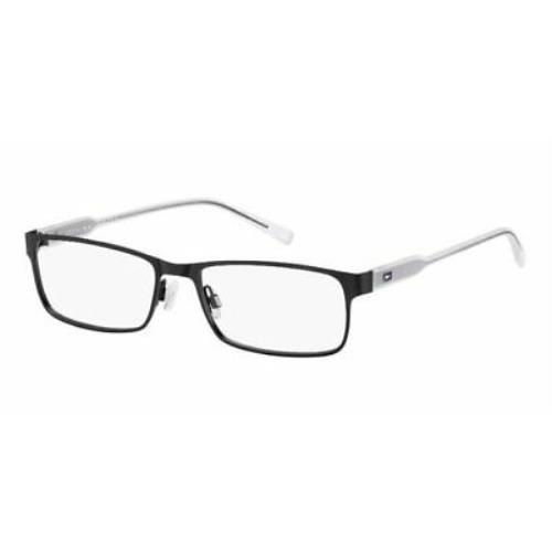 Tommy Hilfiger TH1442-EQ9 Matte Black Crystal Eyeglasses