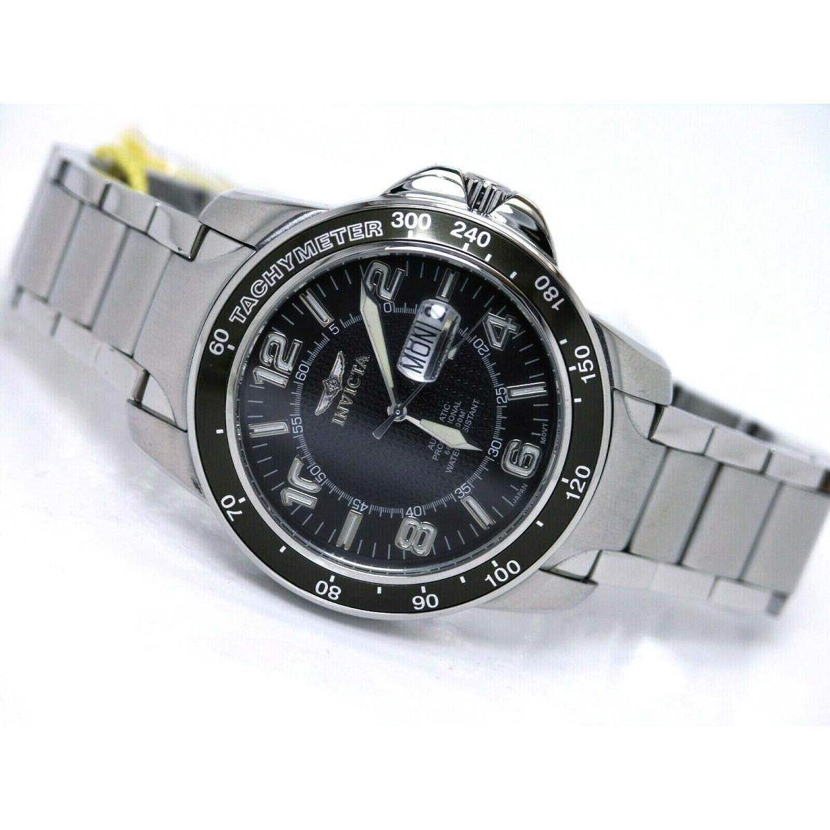 Invicta 3296 Automatic Professional Black Dial Steel Watch 200M