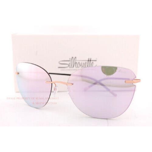 New Silhouette Sunglasses Felder Felder 9907 6050 Pink/Silver/Gradient Pink 
