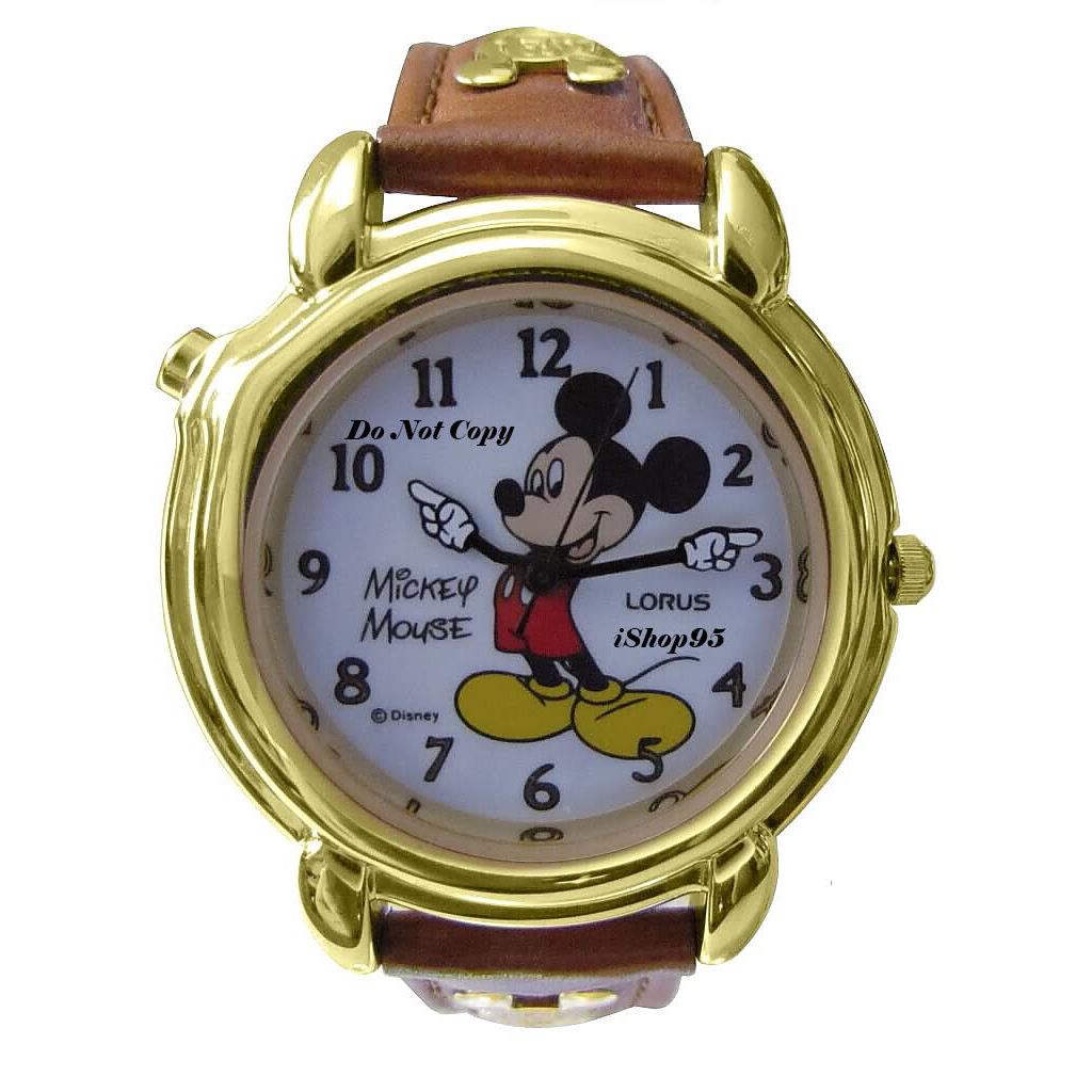 Vintage Old Stock Disney Lorus Talking Mickey Mouse Animated Watch Retired