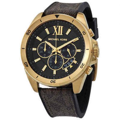 Michael Kors Brecken Chronograph Quartz Black Dial Men`s Watch MK8849