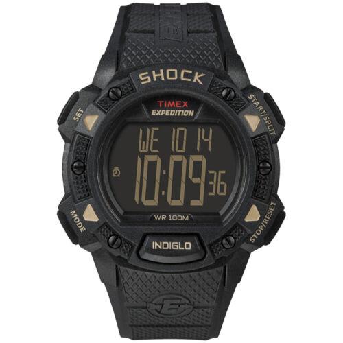 Timex Expedition Reg Shock Chrono Alarm Timer - Black