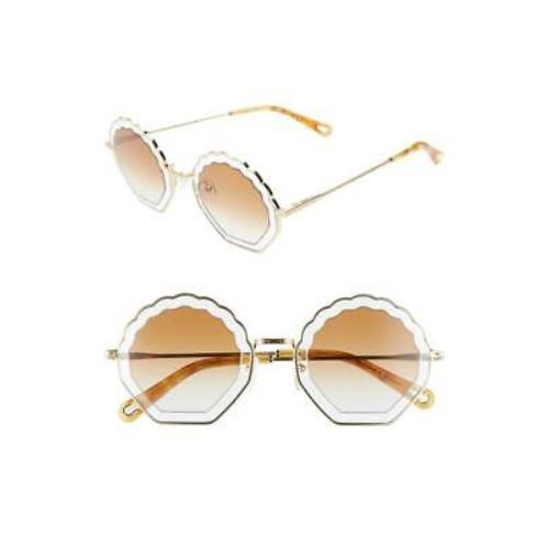 chloe tally scalloped sunglasses