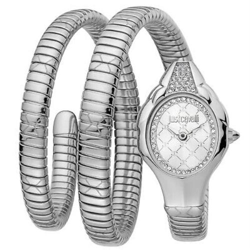 Just Cavalli Women`s Serpente Lungo Silver Dial Watch