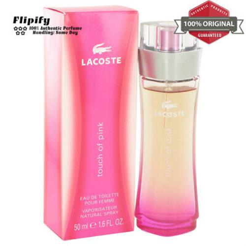 Touch of Pink Perfume 1.6 oz Edt Spray For Women by Lacoste