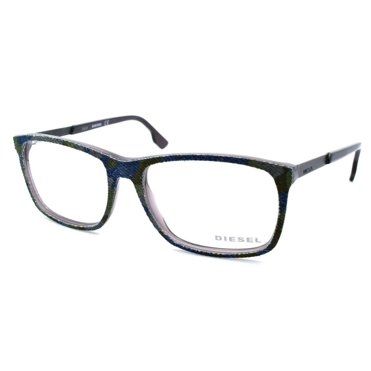 Diesel DL5166 003 Men`s Eyeglasses Frames 55-16-145 Spotted Denim / Grey