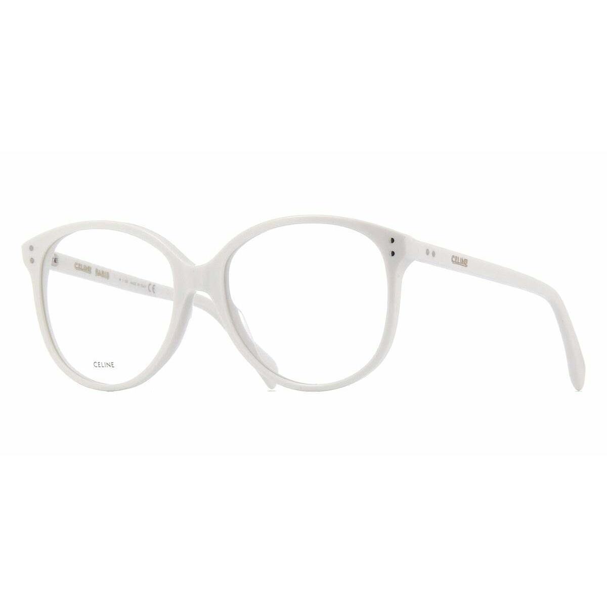 Celine Paris CL50042I 021 Polished White Eyeglasses RX 57-17
