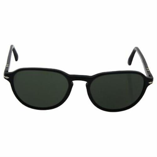 Persol PO3053S 9014/31 - Black/green by Persol For Men - 54-19-145 mm Sunglasses