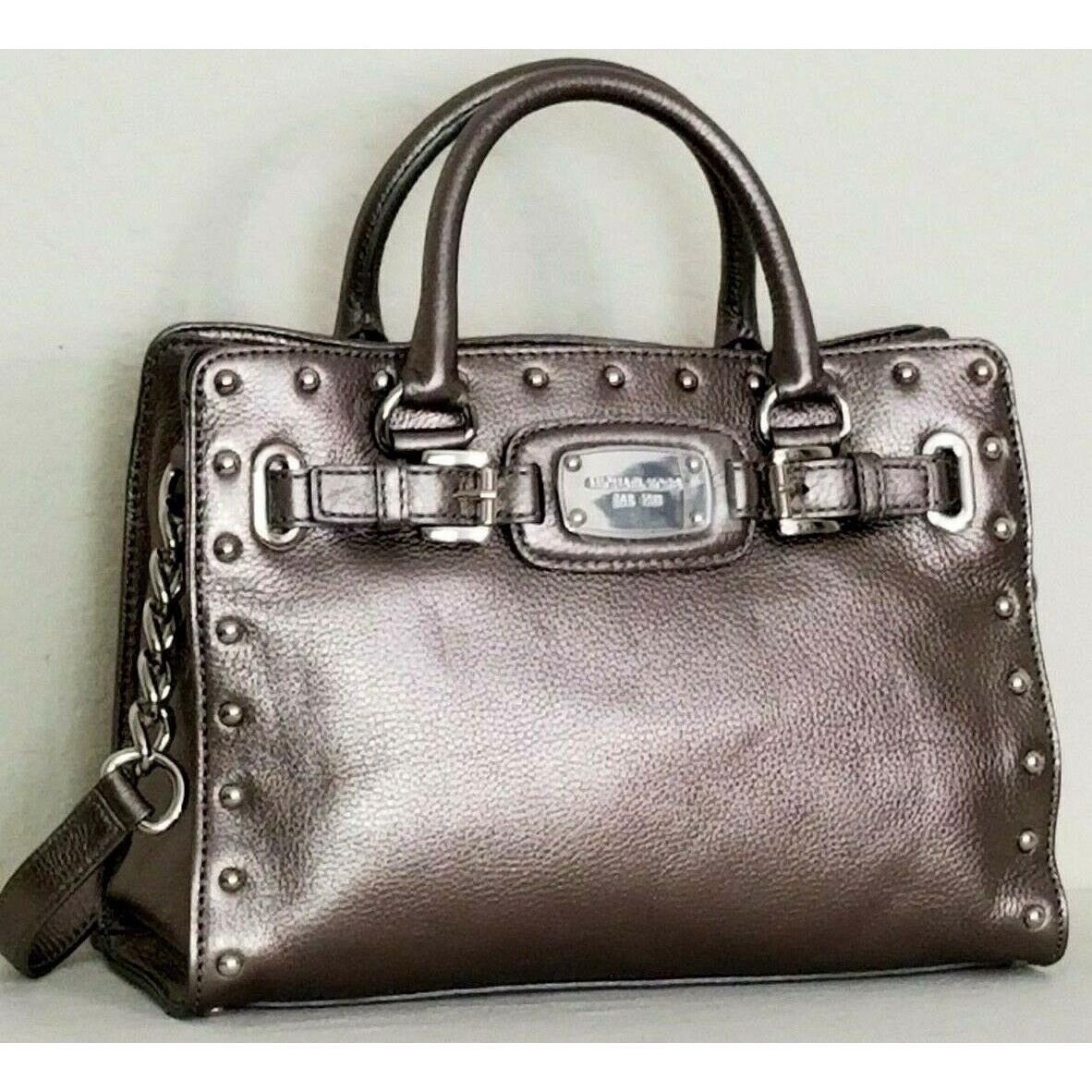 michael kors gunmetal bag